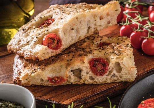 Our delicious focaccia bread 